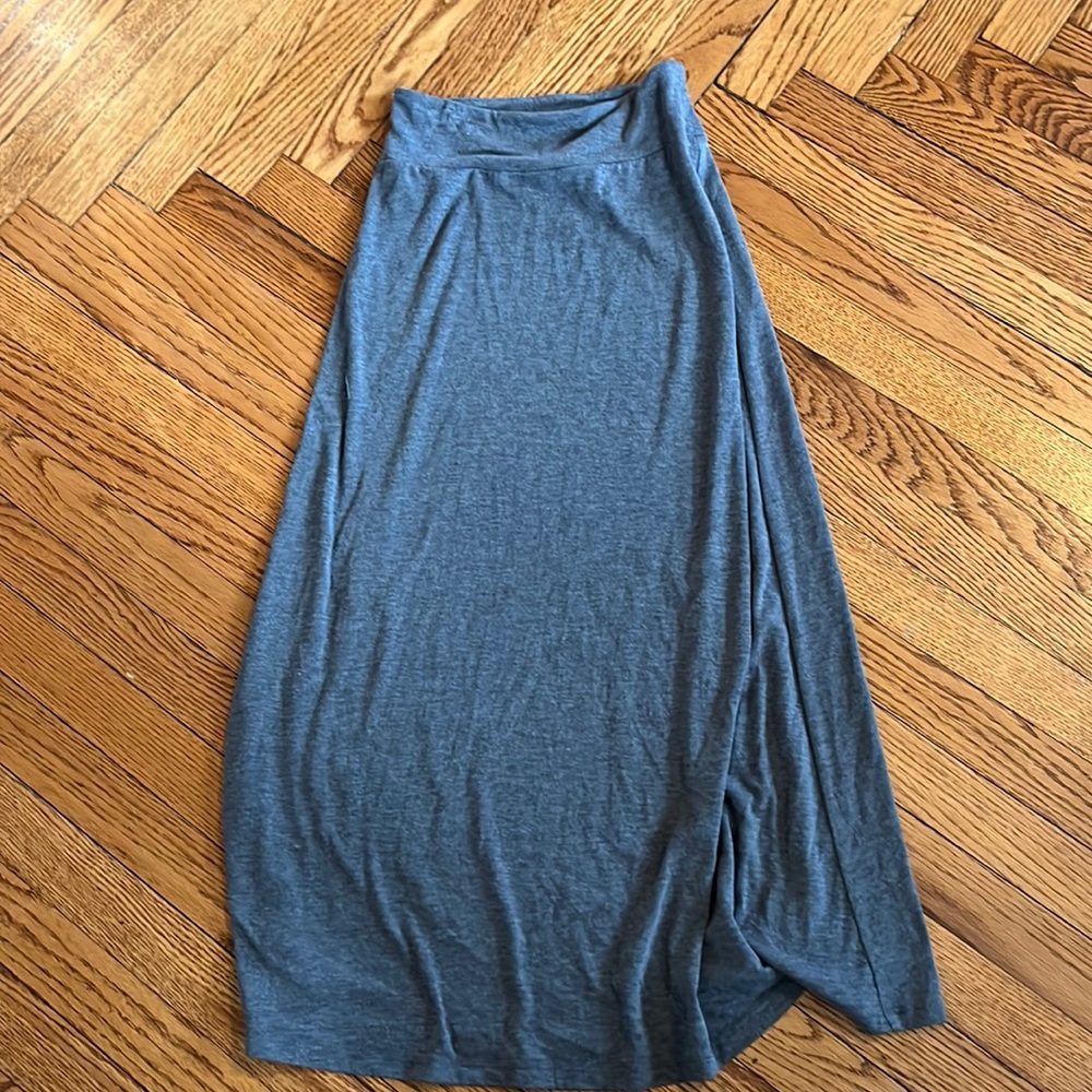 Girls long grey skirt